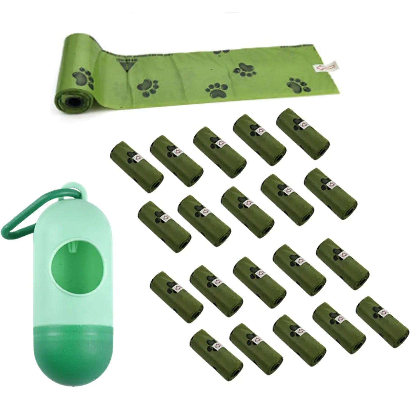 Biodegradable Eco-Friendly Pet Waste Bags with Dispenser